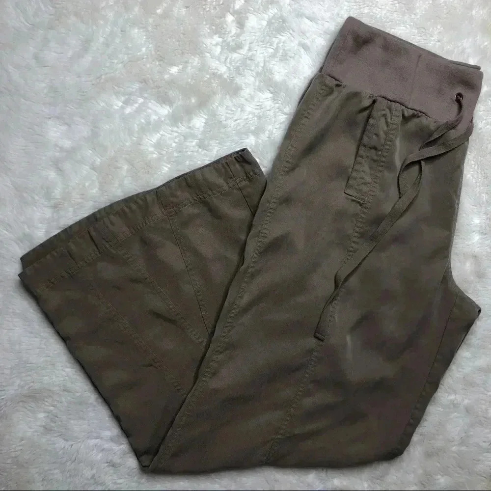 Soft Surroundings Wide Leg Pants Tan Size Large